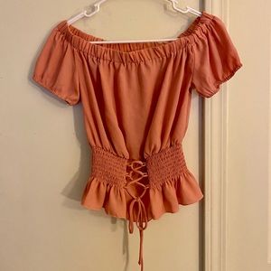 Off the shoulder blouse